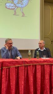 Sateriale e Lepore alla presentazione Sateriale e Lepore alla presentazione